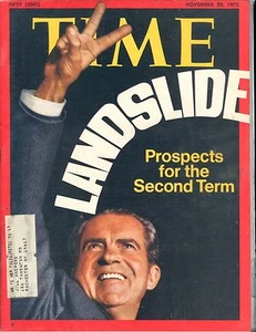 Time Magazine November 20 1972 Richard Nixon EX w/ML 032817nonjhe - Picture 1 of 1