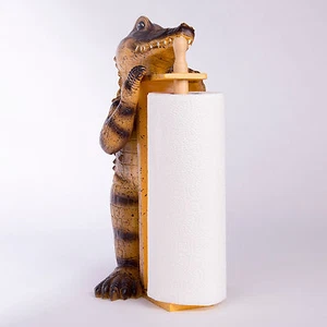Küchenrollenhalter Krokodil Alligator Küche Küchenpapier Spüle Deko Küchendeko - Bild 1 von 2