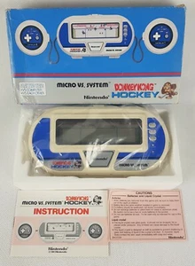 Neu Spiel & Uhr 1984 Micro vs System Esel Kong Hokey HK-303 Retro Japan - Bild 1 von 12