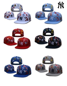 Baseballmütze Kappe New York Yankees MLB Druckknopflasche neu verstellbar gesticktes Logo - Bild 1 von 13