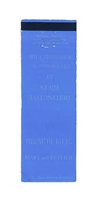 Casa de Regalos Marj Esther Burlingame California Vintage Matchbook Cubierta - Imagen 1 de 1