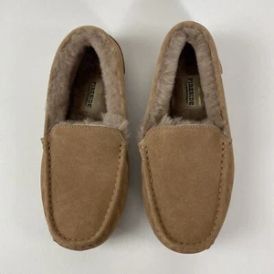 Dearfoams Fireside Slipper Water Resistant Shearling Moccasin Slip-On Womens 9 - Picture 1 of 16