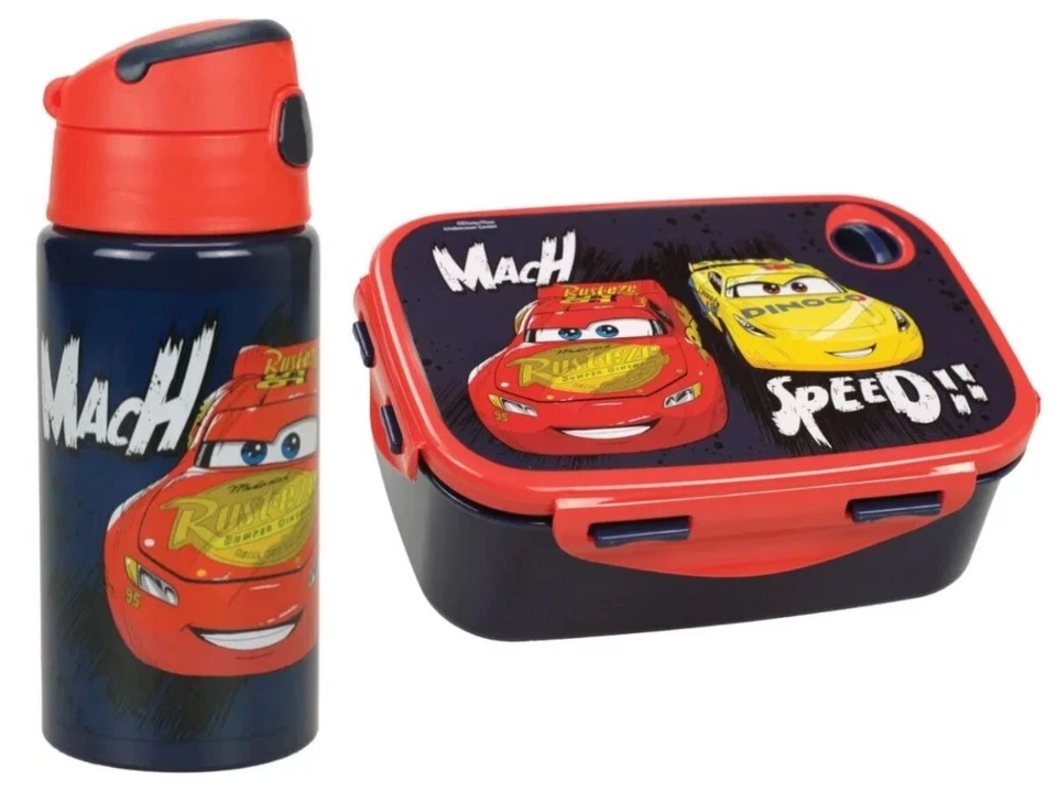 Cars Disney Set Lunch Box + Drinking Bottle Children Gift Box - Image 1 of 1