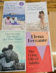 Elena Ferrante Lot 4 -- 3 of the NEAPOLITAN BOOKS & The Lying Life of Adults - Picture 1 of 1