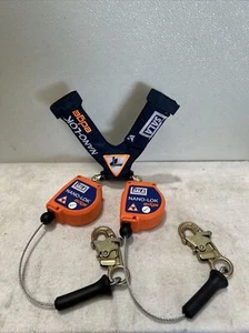 3M DBI-SALA 8' Nano-Lok Edge Twin-Leg Self Retracting Lifeline 3500225: Aug 2019 - Picture 1 of 7