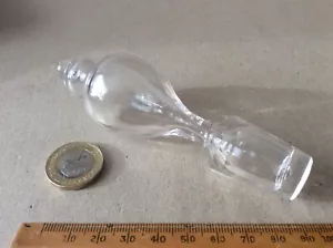 K9. ANTICO TAPPO DECANTER VETRO SOFFIATO CAVO TRASPARENTE - Foto 1 di 7