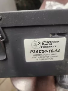 Preferred Power Products P3AC24-16-14 CCTV Power Supply - 24VAC, 16 Output, 14A - Picture 1 of 4