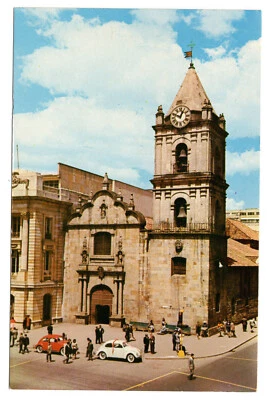 Bogotá COLUMBIA Townview - Iglesia de San Francisco Postal Cromada Foto 1 de 2