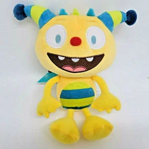 Disney Jr HENRY HUGGLEMONSTER Plush Stuffed Yellow Monster Blue Wings - Picture 1 of 2