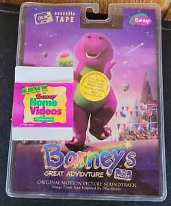Cassette Tapes Barney Purple Dinosaur Barney's Great Adventure Movie Soundtrack