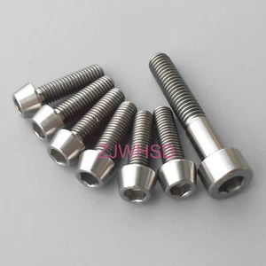 7pcs Ti tanium Bolt Screw Kit M5 Conical & M6 Square for Headset Cap Stem FSA - Picture 1 of 2