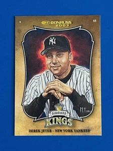 Tarjeta paralela de oro Donruss Derek Jeter Yankees Diamond Kings 2003 #DK-2; #d/2500 - Imagen 1 de 2