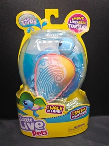 Little Live Pets Turtle Blue/Pink Rip Swirl Swim Turtle - Picture 1 of 6