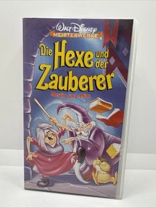 Die Hexe und der Zauberer - Walt Disney Meisterwerke - Zeichentrick - VHS - Bild 1 von 5