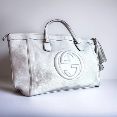 Bolso de mano de cuero GUCCI SOHO Foto 1 de 4