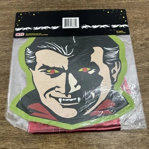 HALLOWEEN DECOR 30" tinsel Wind waver Dracula New NOS Vtg 80s? MTC - Picture 1 of 3