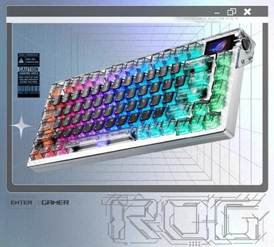 Presale ROG Azoth Extreme SE 8K Color Touchscreen Wireless Gaming Keyboard - Image 1 of 4