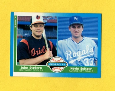 1987 Fleer Kevin Seitzer ROOKIE #652 Kansas City Royals EX/MINT FREE SHIPPING - Image 1 of 3
