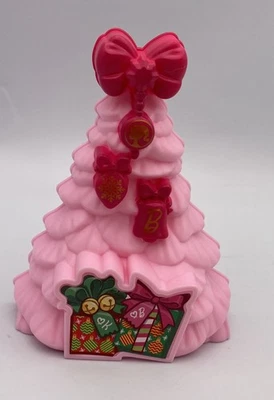 Fisher-Price Little People Figure Barbie Advent Exclusive PINK CHRISTMAS TREE - Image 1 of 2