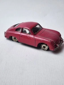 Dinky Toys 182 Porsche 356a Coupe Rare Silver Cast Wheels As Found, Needs Repair - Picture 1 of 7