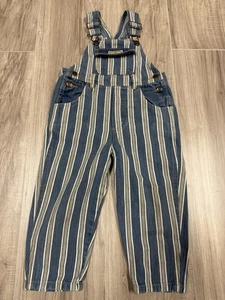 Kettenräder Overall Kleinkind 3T blau gestreift Denim Zimmermann Vintage Round House - Bild 1 von 8