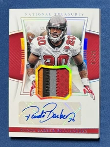 2019 Panini National Treasures Ronde Barber 4-Color Patch Auto 1/25 Bucs MS-RB - Bild 1 von 2