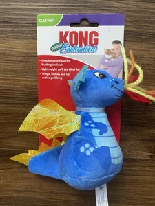 Kong Gatto Giocattolo Drago Incantato con Erba Gatta... Nuovo! - Foto 1 di 2