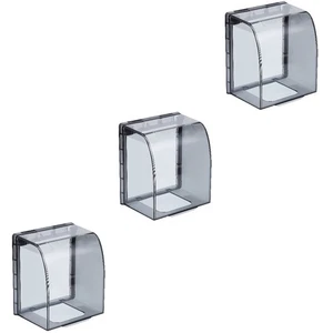  Confezione 3 Copri Presa 86mm Impermeabile Esterno Resistente alle Intemperie Protezione Spina - Foto 1 di 12