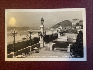 Vintage RPPC Echt Foto Postkarte Rio de Janeiro Terac Do Palace Hotel Copacabana - Bild 1 von 18
