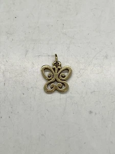 James Avery 14k Gold Open Lace Butterfly Charm - Picture 1 of 6
