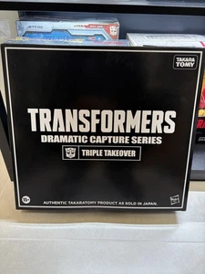 Takara Tomy Hasbro Transformers Dramatic Capture Series TRIPLE TAKEOVER Set NEW - Picture 1 of 3