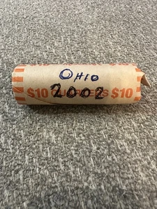 2002 - P/D ROLL of OHIO State QUARTERS - Circulated - 40 COINS - Bild 1 von 1