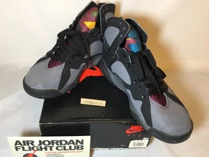 "Very Rare" Nike Air Jordan Ⅶ 7 BLK LTGRPH - BORDEU (130014 000) US 7.5 New VNTG - Picture 1 of 23