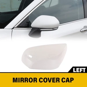 Left Driver Side Door Mirror Cap Cover Pearl White For Toyota Camry 2018-2023 * - Picture 1 of 12