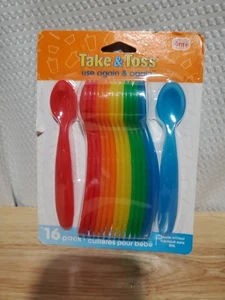 The First Years Take & Toss Infant Spoons 16 pack 4+ Months - Picture 1 of 3