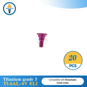 Tornillo de cubierta dental de titanio 20 piezas se adapta a ITI Straumann BLX - Imagen 1 de 8