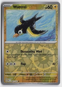 Pokemon Wattrel 081/193 Reverse Holo Common SV02: Paldea Evolved NM - Picture 1 of 2