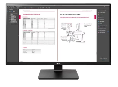 LG 27BN65Q-B 27 Zoll, QHD 2560x1440Pixel, IPS, FreeSync, HDR10, StereoLautsprech - Bild 1 von 4