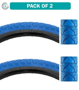 Pack of 2 SE Bikes Bozack 24 x 2.4 Clincher Wire TPI Blue/Black BMX - Picture 1 of 1
