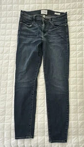 FRAME Jeans Womens 29 Le High Skinny Harvard Dark Wash Stretch - Picture 1 of 14