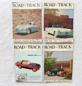 1954 Road & Track Magazines September October November December 1954 Lot of 4 - Picture 1 of 17