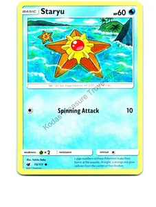 Staryu #15/111 SM - Crimson Invasion Common Near Mint or Better - Bild 1 von 2