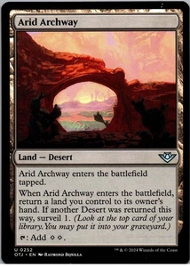 Arid Archway - U - Outlaws of Thunder Junction - 252 - NM - Regular - Picture 1 of 2