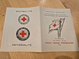 Briefmarke Frankreich Carnet Croix rouge 1955 ** siehe Foto Ref. DFR 18/4 - Bild 1 von 4