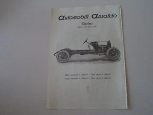 advertising Pubblicità 1922 AUTO AUTOMOBILI ANSALDO - TORINO - Foto 1 di 1