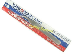 Tamiya HG ANGLED TWEEZERS re P-E Parts 1/24 1/48 1/35 1/350 1/700 74047 - Picture 1 of 3