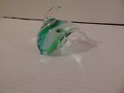 V Nason & C. Murano Hand Blown Art Glass Dolphin  6.5" /Blue & Green W/Sticker