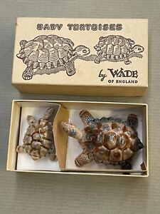 BABY TORTOISES BY WADE OF ENGLAND PORCELAIN IN ORIGINAL BOX