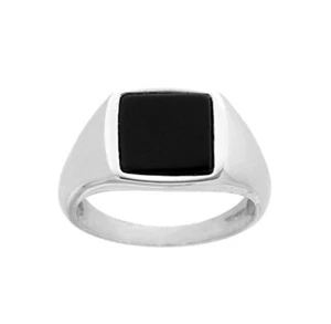 Anello chevalier uomo con pietra onice (mod. 26943) - Foto 1 di 1