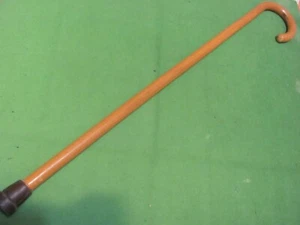 Vintage Wooden Walking Cane, Made of Solid Wood. 31.5" - Picture 1 of 9